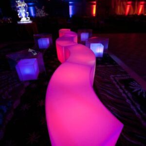 Snake bench LED LIGHT ANY COLOR AVAILABLE