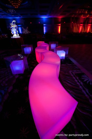 Snake bench LED LIGHT ANY COLOR AVAILABLE