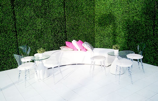 Topiary divider green