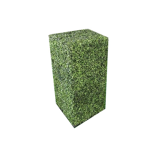 Topiary pedestal green