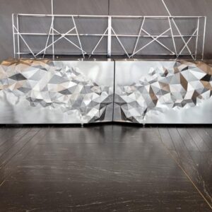 big bang Bar silver satin