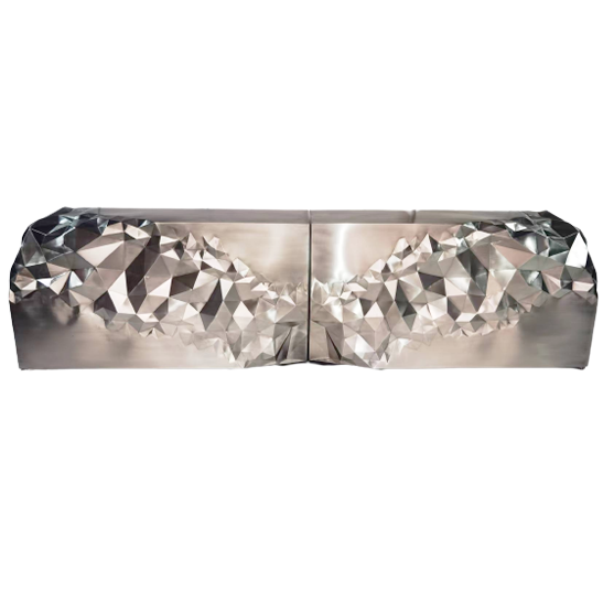 big bang Bar silver satin