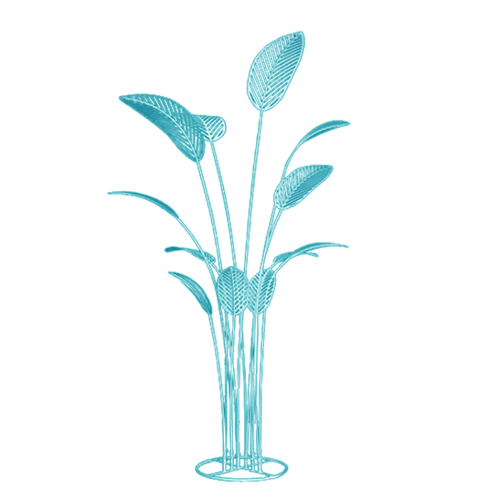 avatar palm turquoise