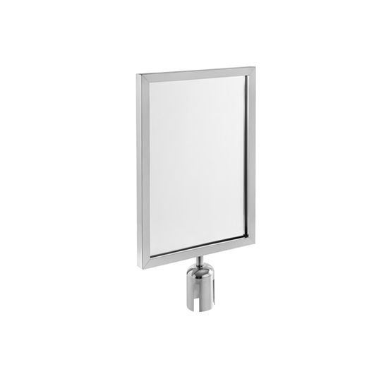 sign holder silver