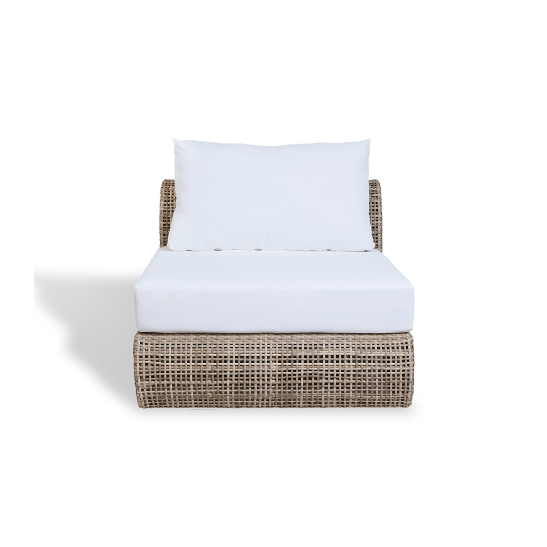 Java armless chair natural